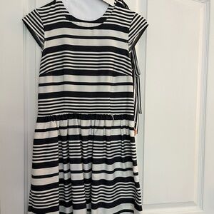 Betsey Johnson Black and White Striped Mini Dress